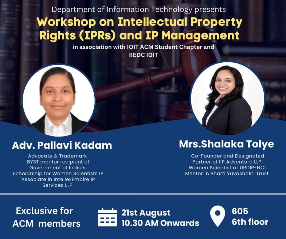 Workshop on Intellectual Property Rights and IP Management